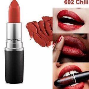 MAC Cosmetics 602 Chili Lipstick - Fiery Red